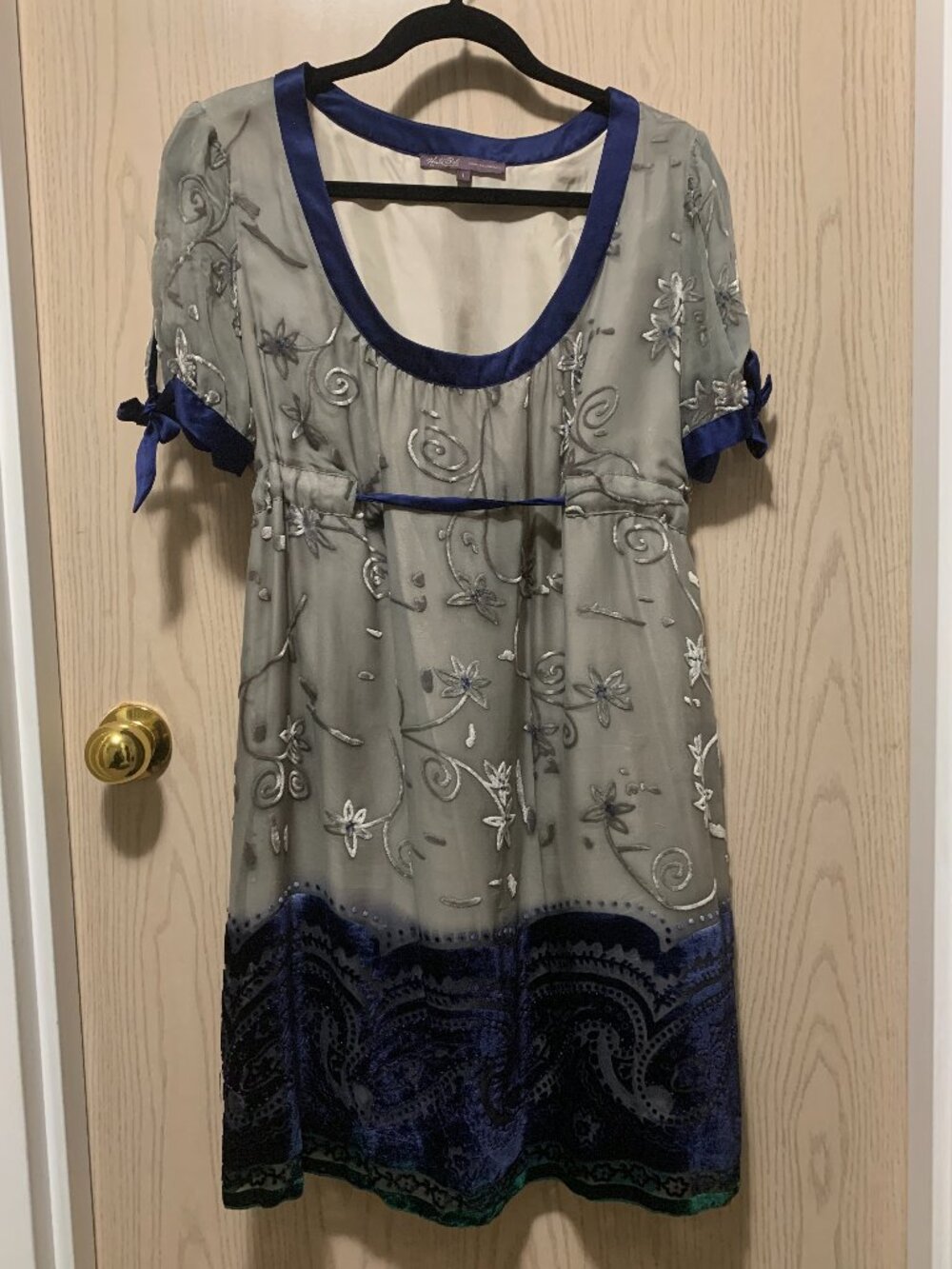 Vintage Empire Waist Baby Doll Dress